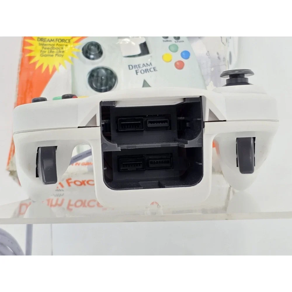 SEGA DREAMCAST 3D2 Dream Force‎ Joypad - Controller W/Button Remap - White - NEW